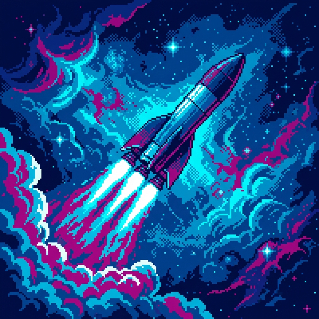 Cinematic Rocket Launch