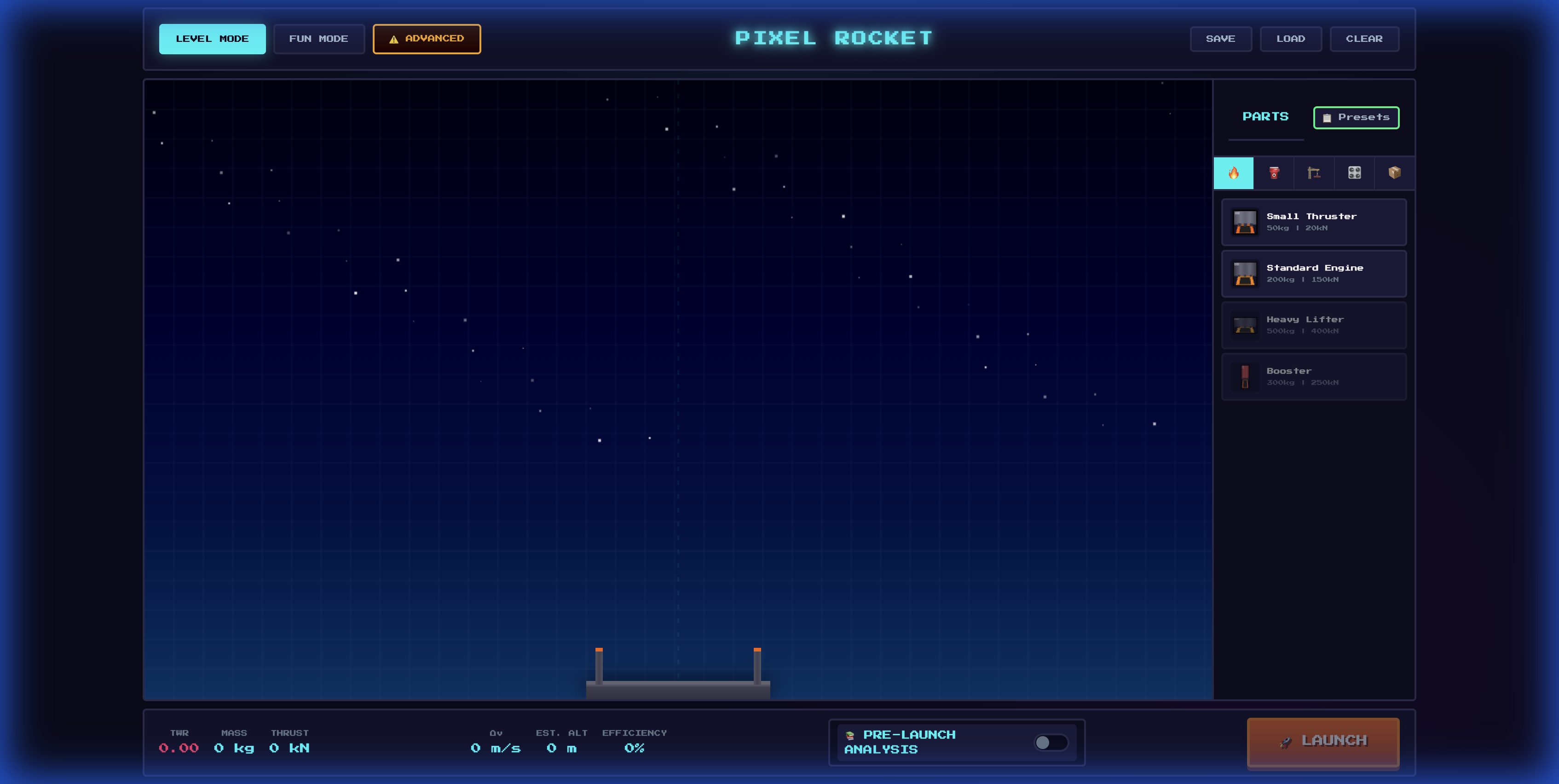 Rocket Builder Interface